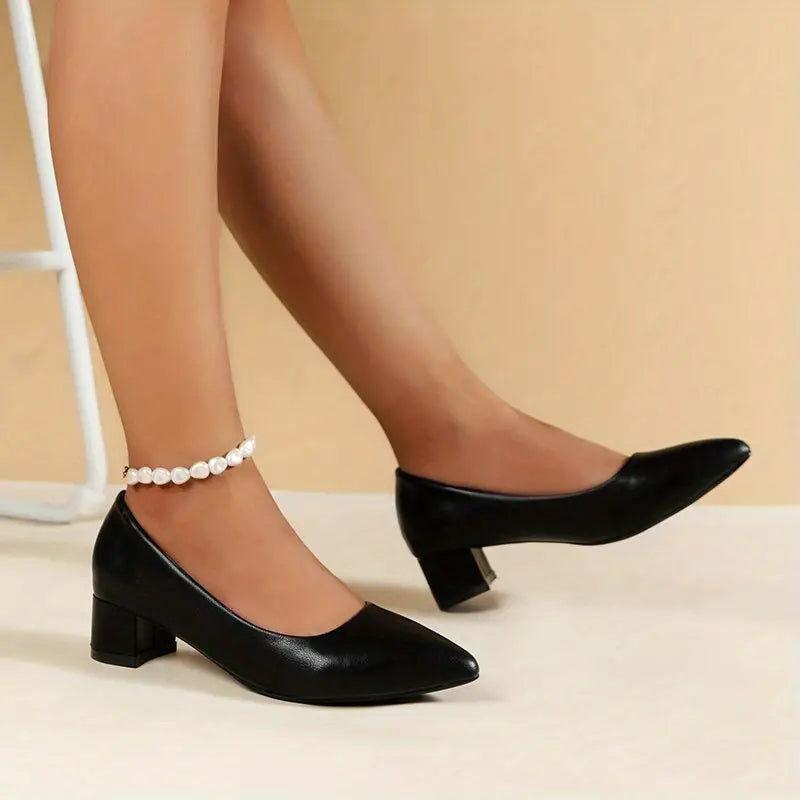 Chunky Heels Shoes