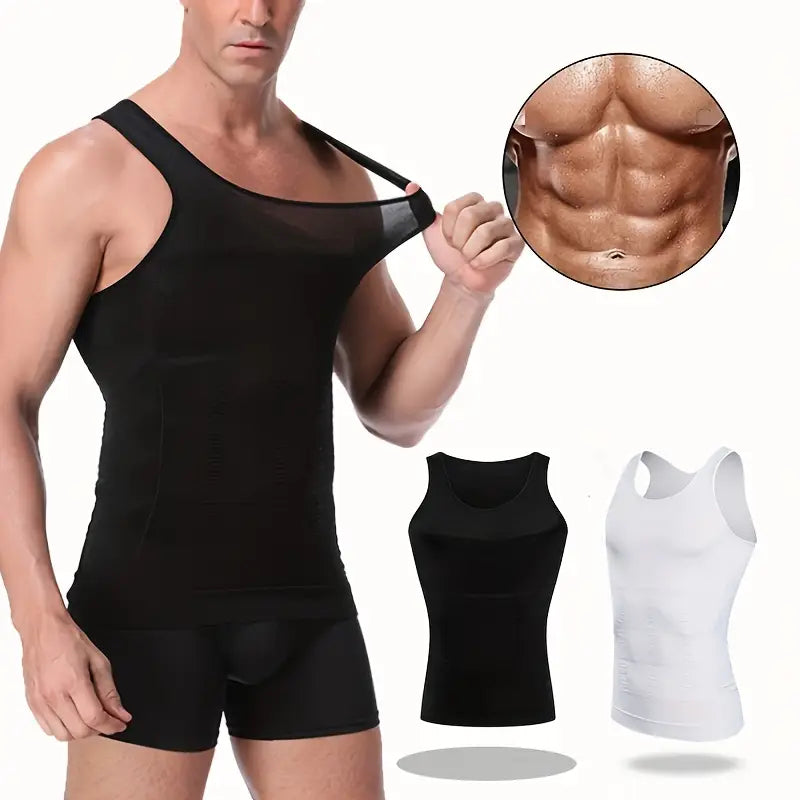 Men's Slimming Body Shaper Vest Shirt