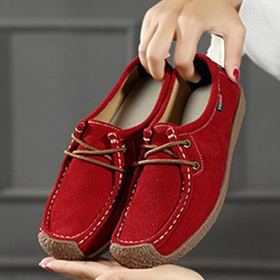 Women's Flat Lace-Up Boat Shoes