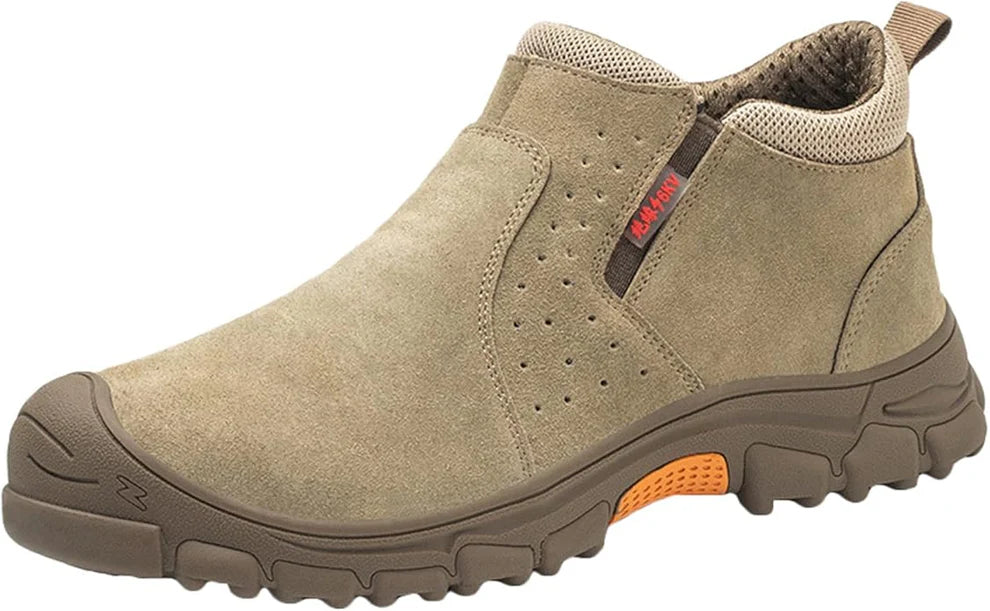 Men's Safety Slip-On Steel Toe Cap Boots