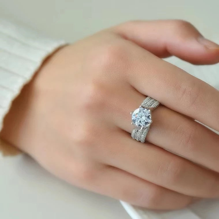 Super Sparkling Diamond Ring