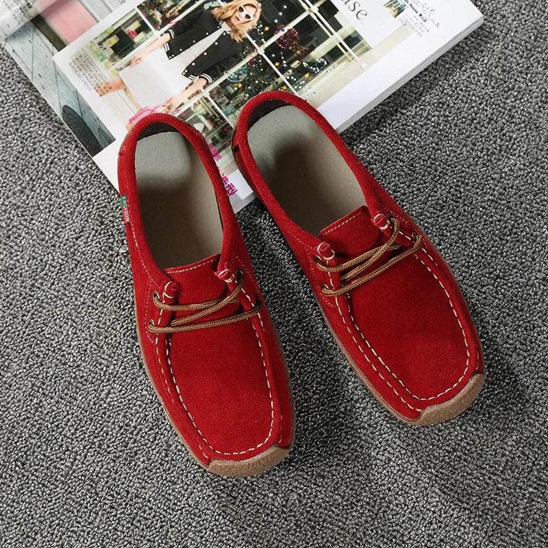 Women's Flat Lace-Up Boat Shoes