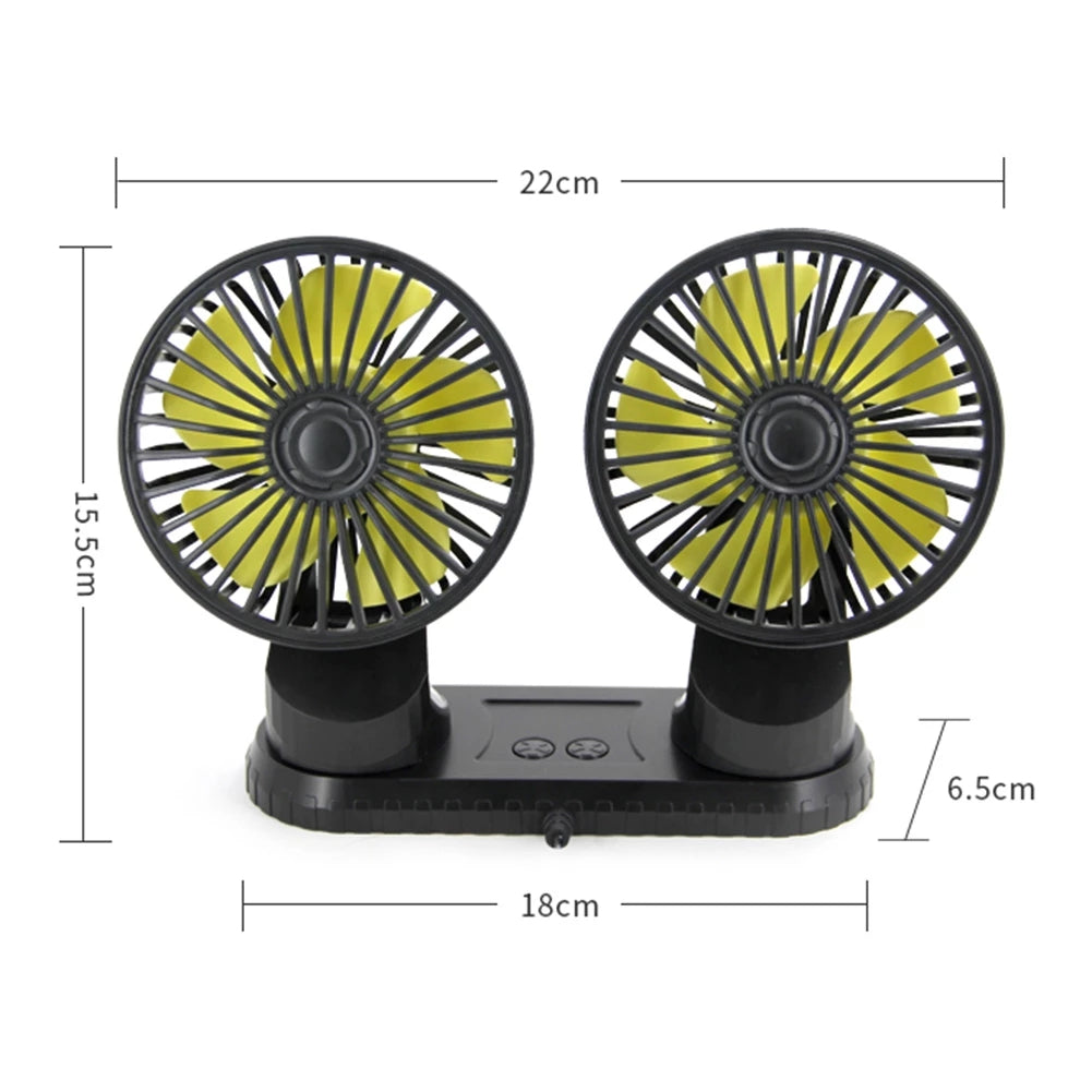 Car Dashboard Adjustable Cooling Fan