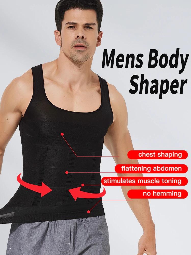 Men's Slimming Body Shaper Vest Shirt