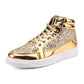 Fashionable Glitter High-Top Sneakers