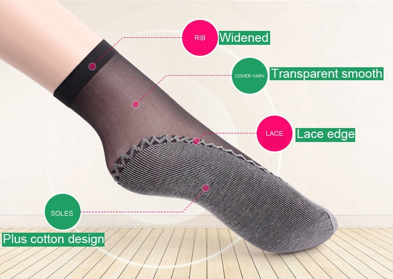 Christmas Sale🔥Velvet High-Elastic Wicking Non-Slip Cotton Socks 【20 pairs】