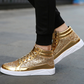Fashionable Glitter High-Top Sneakers