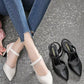 Pointed Toe Thick Heel High Heels