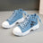 Women's High-top Denim Shoes