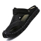 Men's Leather Sandals Classic Soft Durable Sandals/Slippers
