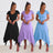 Lotus leaf sleeves V-neck slim irregular skirt solid color high waist mid-length skirt