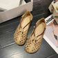 【Clearance Sale】Hollow Out Soft Sole Leather Sandals