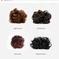 Bun Clipping Flower Bud Wig