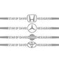 Car Hood Highly Reflective Car Sticker ( 2 Sets )