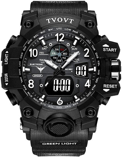 TVOVT Men's Sport Watch Waterproof Luminous